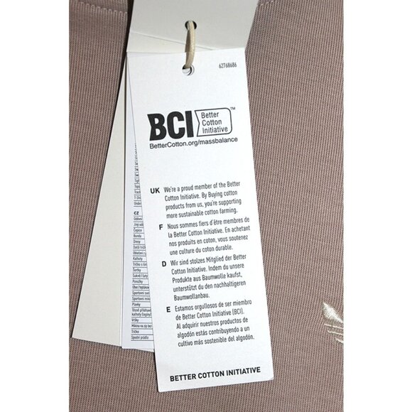 nwt ADIDAS Originals Premium Essentials Crop Sweatshirt in Wonder Taupe (1X/XL) - Picture 6 of 9